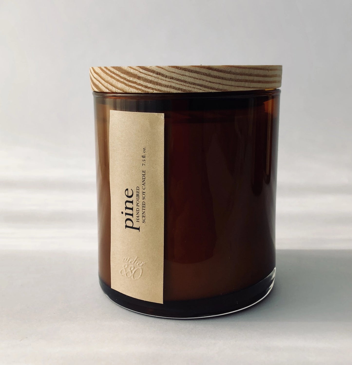 pine scented candle